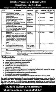 Ghazi University D.G. Khan Jobs