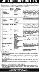 Jobs in Islamabad 2021